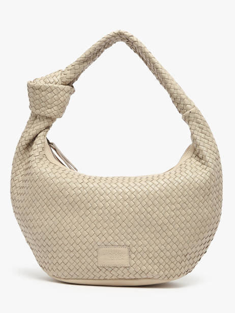 Shoulder Bag Parma Leather Basilic pepper Beige parma BPAR01