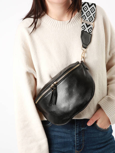 Sac Banane Miniprix Noir sangle 1 vue secondaire 1