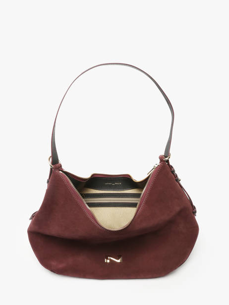 Suede Leather Carrie Shoulder Bag Nathan baume Red vogue 1 other view 3