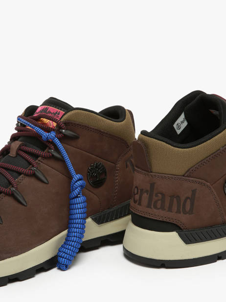 Sneakers Sprint Trekker In Leather Timberland Brown accessoires 6DQDW071 other view 2