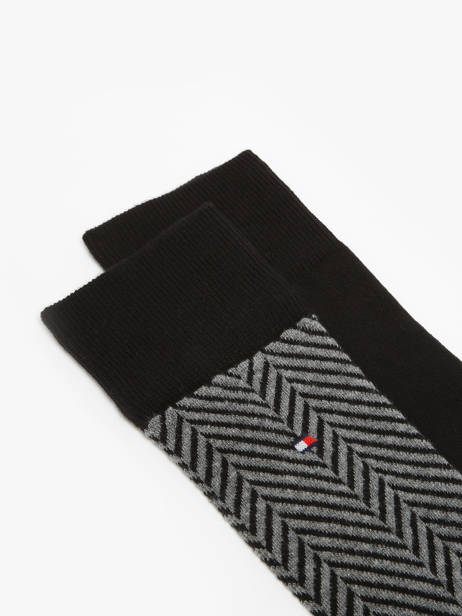 Chaussettes Tommy hilfiger Noir socks 71229838 vue secondaire 1