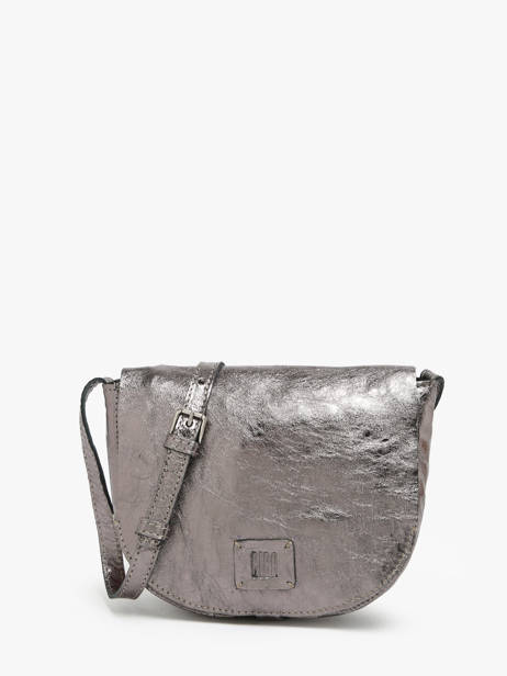 Sac Bandoulière Leather Cuir Biba Argent leather CMO7L