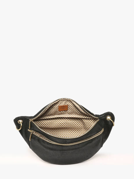 Sac Banane Mila louise Noir vintage 23689MX vue secondaire 3