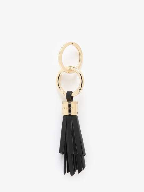 Porte-clefs Cuir Lancel Noir charms A13093