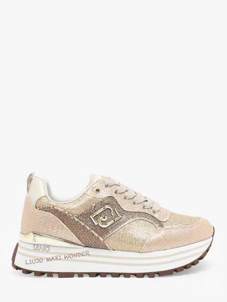 Sneakers Maxi Wonder 73 Liu jo Gold women BF4007TX