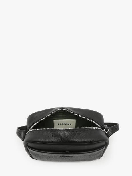 Sac Bandoulière City Court Cuir Lacoste Noir city court NF4506IE vue secondaire 3