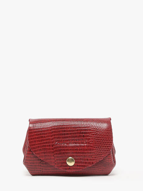 Porte-monnaie Cuir Paul marius Rouge la suite 1960 GUSTA960