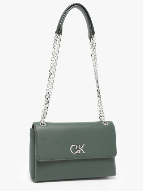 Sac Bandoulière Re-lock Calvin klein jeans Vert re-lock K612554 vue secondaire 2