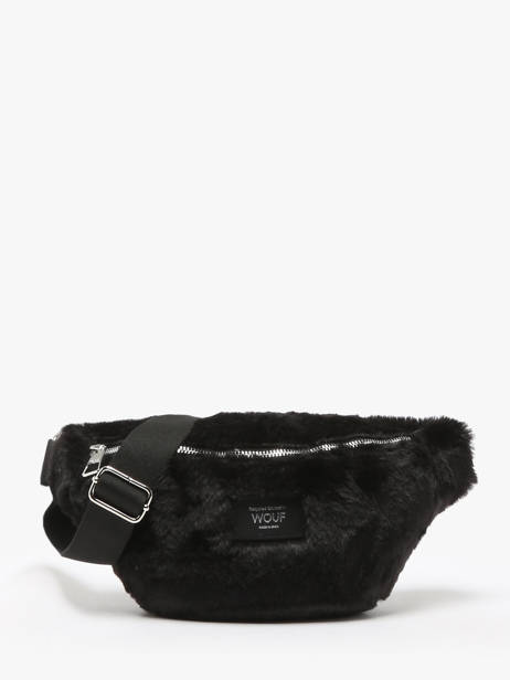 Belt Bag Wouf Black teddy TW240035 other view 2