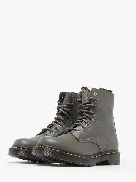 Bottines 1460 Pascal En Cuir Dr martens Gris women 31693029 vue secondaire 1