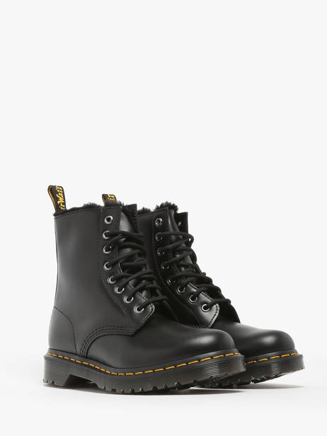 Bottines 1460 Serena En Cuir Dr martens Noir women 26238021 vue secondaire 1