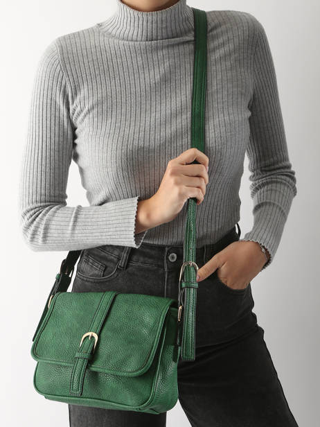 Shoulder Bag Belt Miniprix Green belt MD5601 other view 1