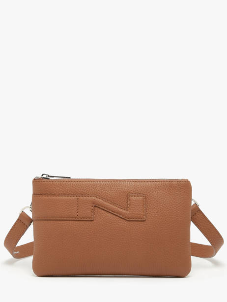 Sac Bandoulière Florence Cuir Nathan baume Marron n city 4