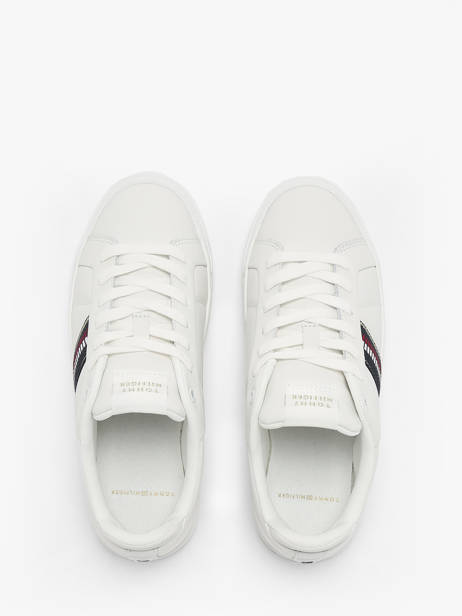 Sneakers En Cuir Tommy hilfiger Blanc women 8110YBL vue secondaire 4