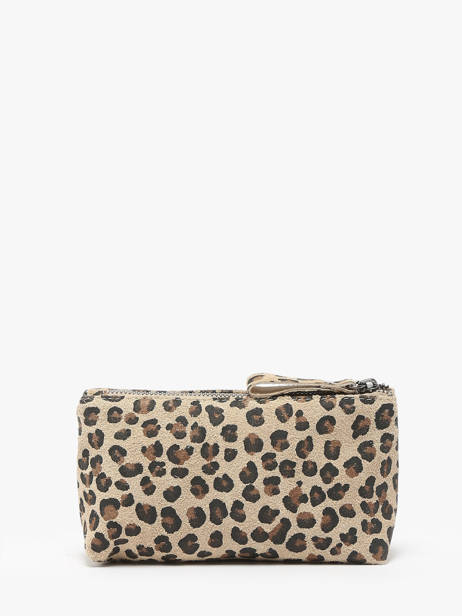 Trousse Cuir Milano Multicolore velvet leopardo VL22114 vue secondaire 2