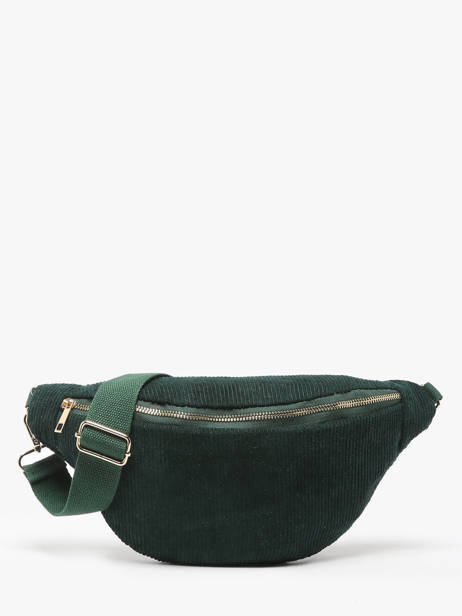 Ciao Boum Velours Belt Bag Miniprix Green ciao boum 649