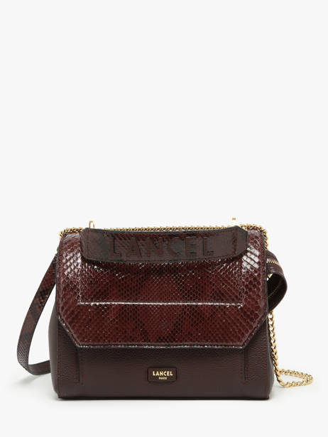 Top Handle M Ninon Python Lancel Brown ninon A09370