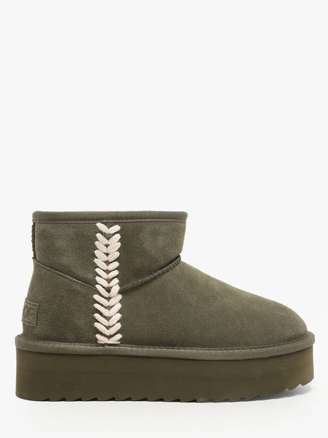 Boots Platform Spike Colors of california Green accessoires CYWPLA10