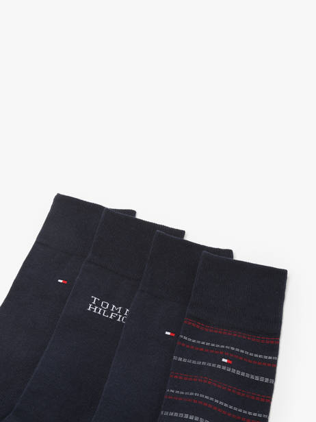 Chaussettes Tommy hilfiger Bleu socks 71229780 vue secondaire 3