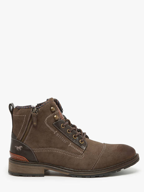 Bottines Mustang Marron men 4140504