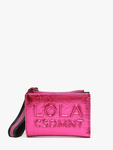 Portefeuille Lola casademunt Rose irise 3