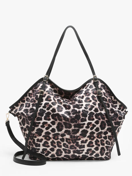 Sac Porté épaule Leopard Nylon Miniprix Beige leopard BV24645