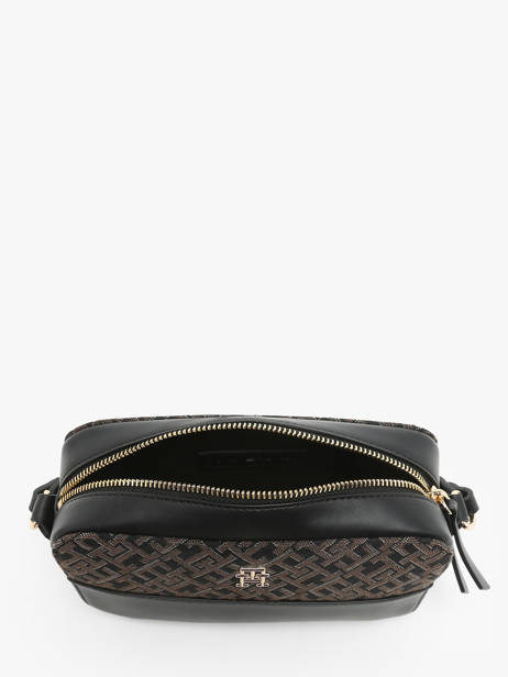 Sac Bandoulière Th Jacquard Polyester Tommy hilfiger Noir th jacquard AW17073 vue secondaire 2