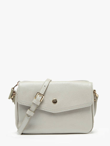 Shoulder Bag Luna Leather Hexagona Silver luna 6820083