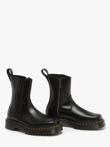 Bottines En Cuir Dr martens Noir women 31950001 vue secondaire 2