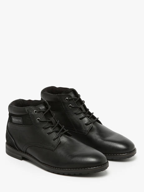 Bottines Elec En Cuir Redskins Noir men ELEC vue secondaire 1