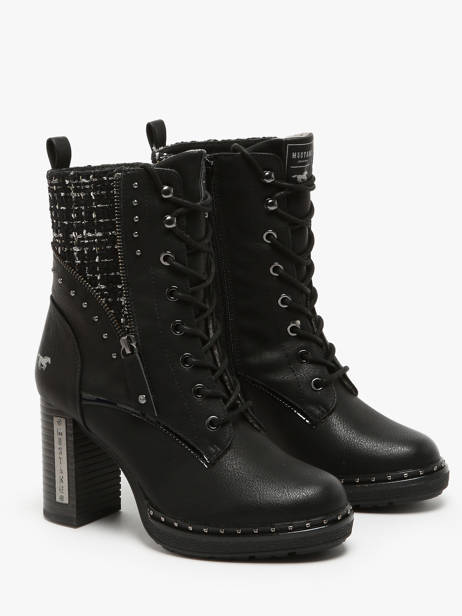 Heeled Boots Mustang Black women 1336515 other view 1