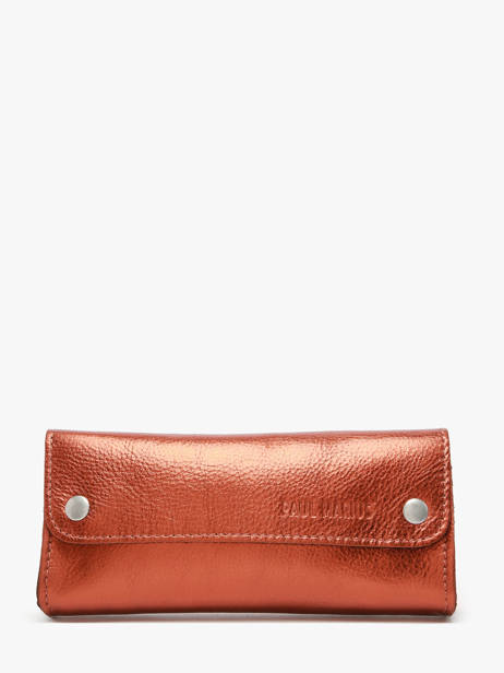 Leather Ginger Pencil Case Paul marius Orange ginger TROUSGIN