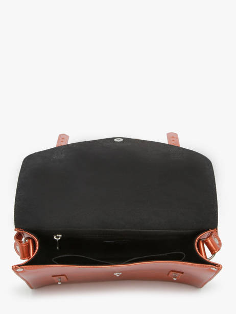 Leather L'indispensable Ginger Crossbody Bag Paul marius Orange ginger INDISGIN other view 2