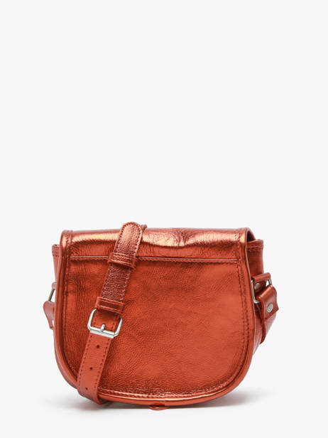 Sac Bandoulière Le Bohemien Ginger Cuir Paul marius Orange ginger BOHEMGIN vue secondaire 3