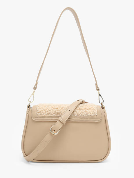 Sac Bandoulière Shari Valentino Beige shari VBS8DP09 vue secondaire 3