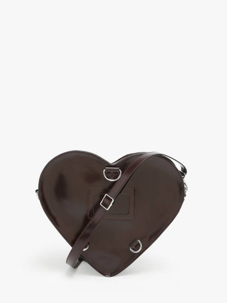 Sac Bandoulière Heart Cuir Dr martens Rouge heart AD015601 vue secondaire 3