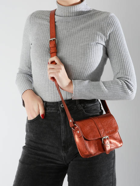 Leather L'essentiel Ginger Crossbody Bag Paul marius Brown ginger ESSENGIN other view 1