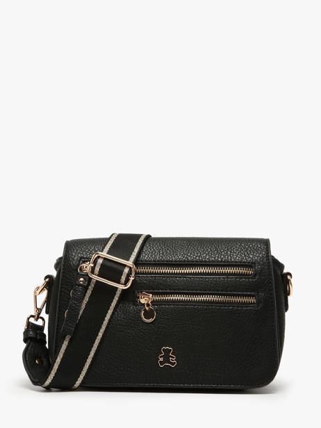 Shoulder Bag Zip Lulu castagnette Black zip WILDAN