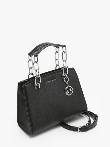 Sac Bandoulière Cynthia Cuir Michael kors Noir cynthia F4SCYS5T vue secondaire 2