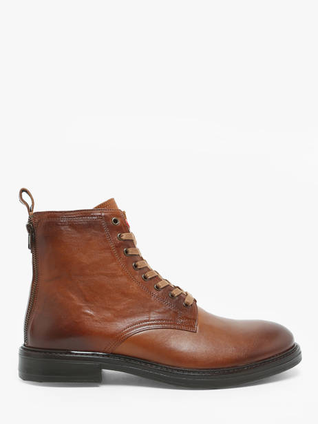 Boots Wring In Leather No brand Brown men 147341