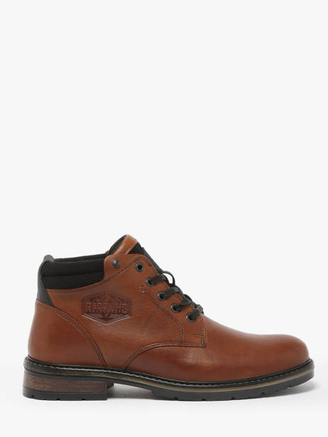 Bottines Equilibre En Cuir Redskins Marron men EQUILIBR