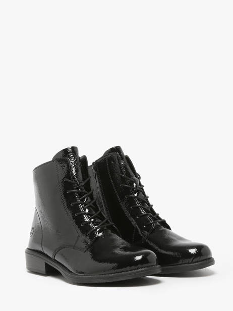 Boots In Leather Remonte Black women - D0F73-00 other view 2