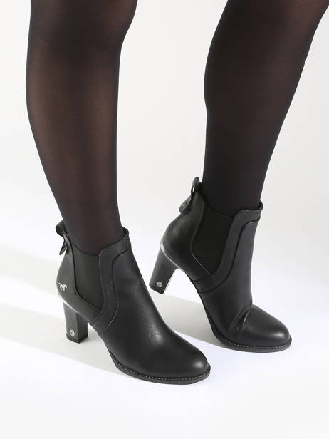 Heeled Boots Mustang Black women 1470503 other view 1