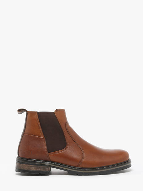 Boots Elster In Leather Redskins Brown men ELSTER