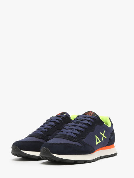 Sneakers Tom Fluo Sun68 Bleu men Z44102 vue secondaire 1