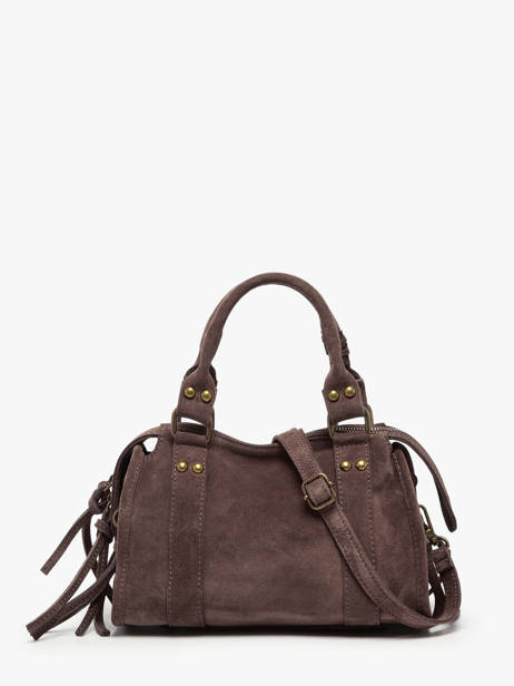 Sac Bandoulière Velvet Cuir Milano Marron velvet VE24093 vue secondaire 4