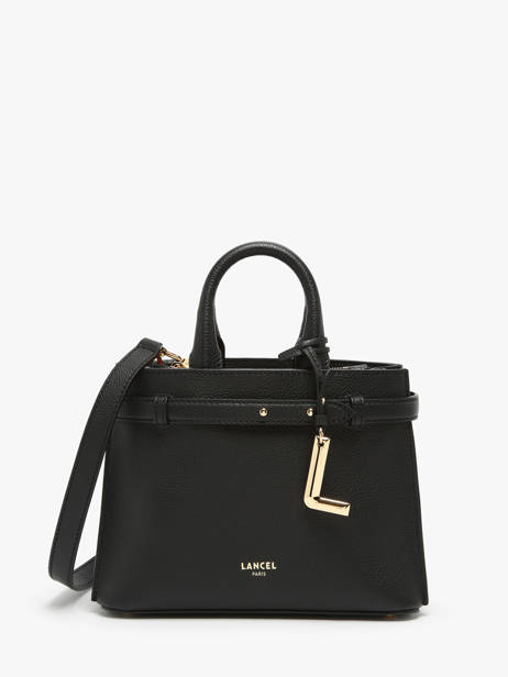 Sac Bandoulière Faubourg Cuir Lancel Noir faubourg A13527