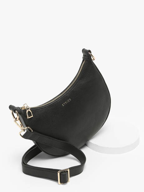 Shoulder Bag S Tradition Leather Etrier Black tradition ETRA102S other view 2