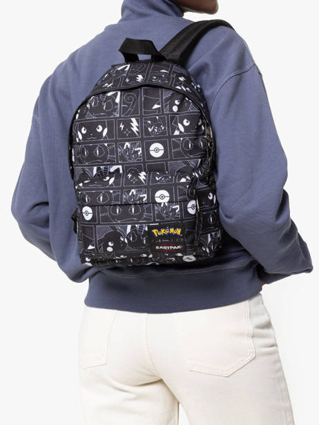 Sac à Dos Eastpak Noir eastpak x pokemon K043POK vue secondaire 1