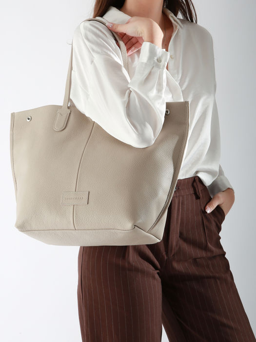 Longchamp Essential cuir Hobo bag Beige